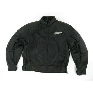 First Gear Mens Padded Motorcycle Jacket